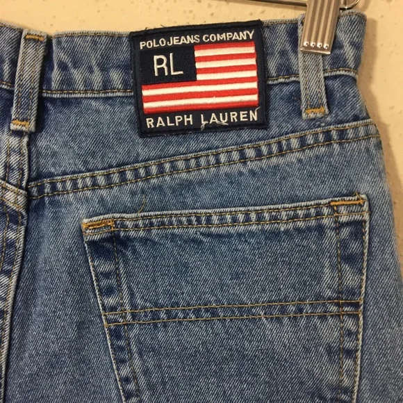 Vintage Polo Jean Ralph Lauren High Rise Denim Shorts - Picture 5 of 5
